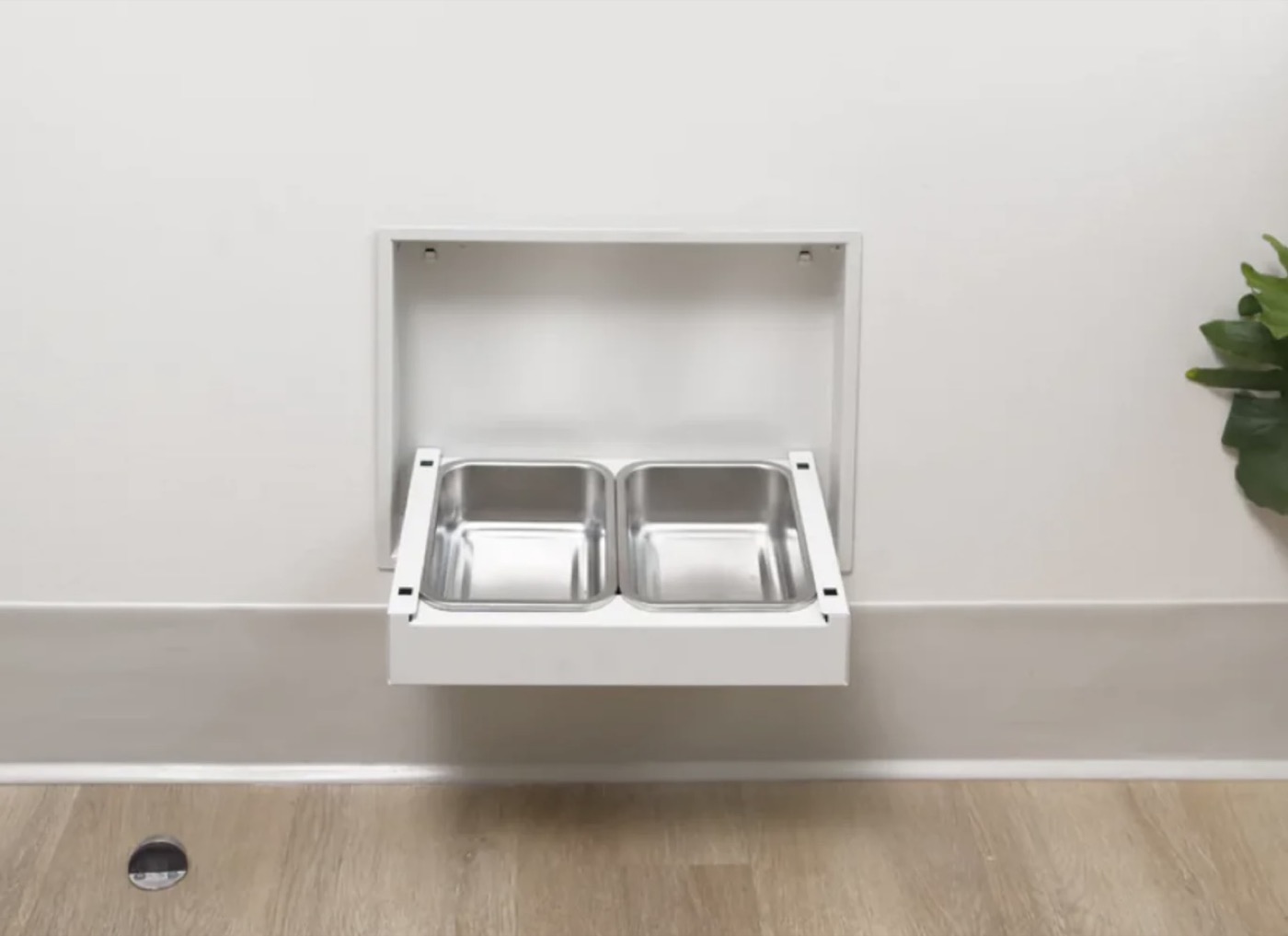 Custom Dog Bowl Station