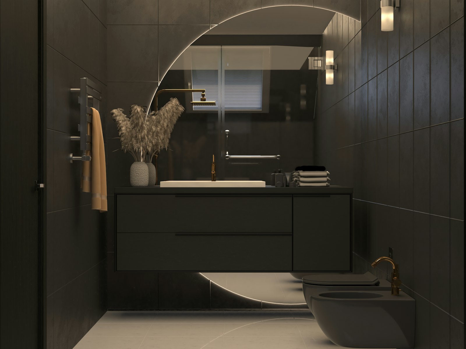 Moody bathroom style