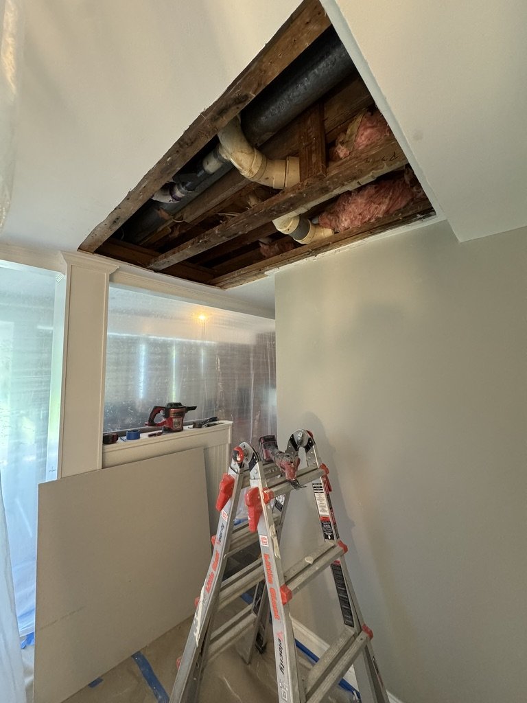 Ceiling Repair before