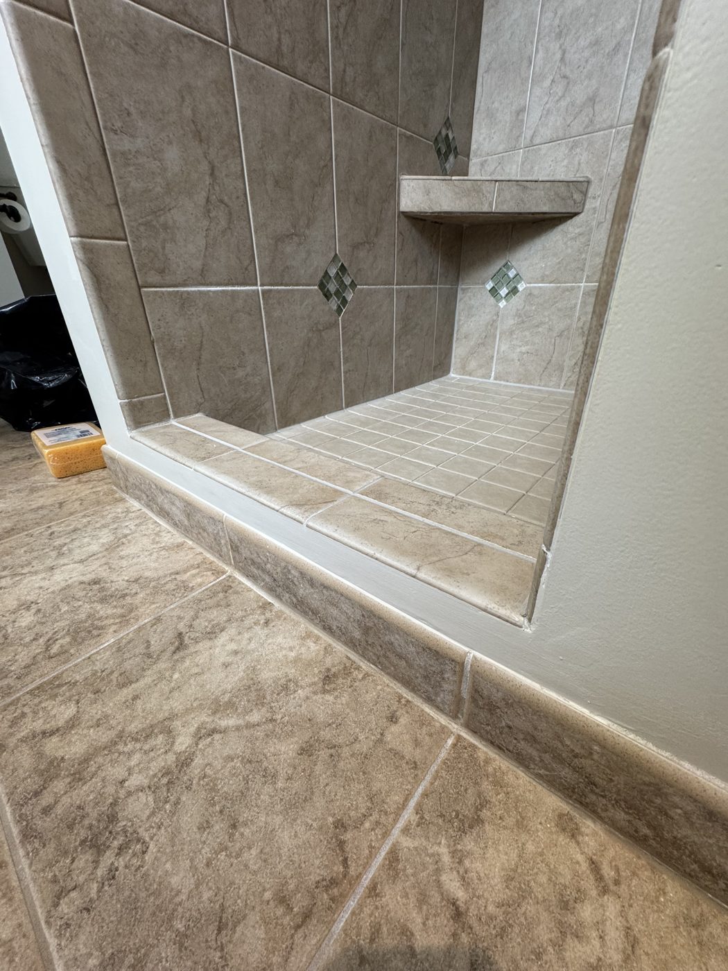 Shower Curb Rebuild